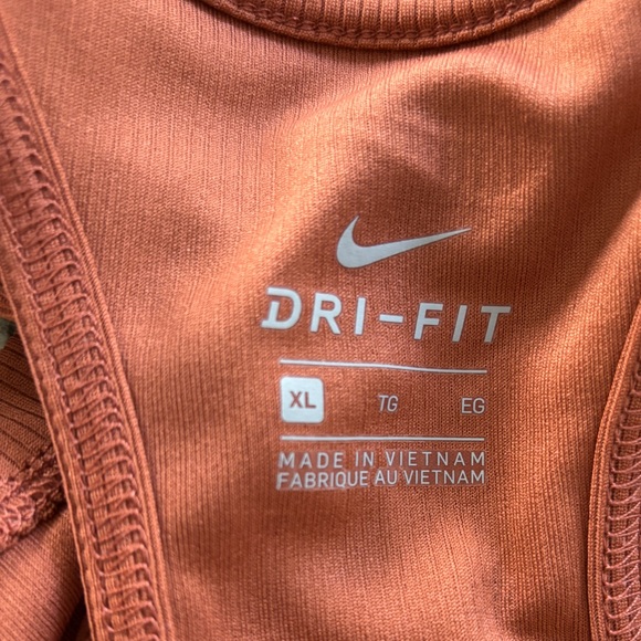 Nike Ribbed Copper Racerback Tank Top - Picture 4 of 4